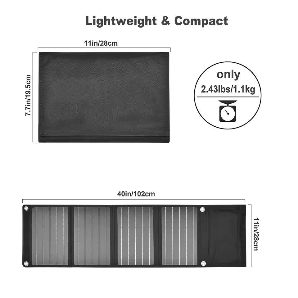 Opvouwbaar Zonnepaneel 30W